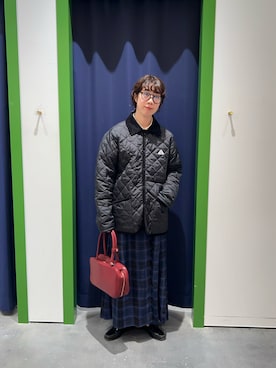 「アイテム（ブルゾン）」を使った、risakoさん（レディース・160cm）の秋コーディネート