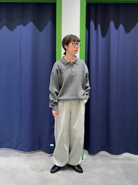 「アイテム（ローファー）」を使った、risakoさん（レディース・160cm・30代）の冬コーディネート