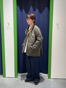 「アイテム（ブルゾン）」を使った、risakoさん（レディース・160cm）の秋コーディネート