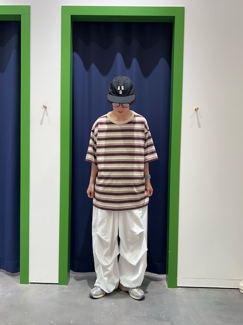 【UNISEX】ヴィンテージライクマルチボーダーTEE