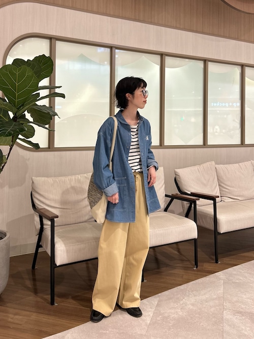 【GEVACO】ボートネックボーダーロンTEE