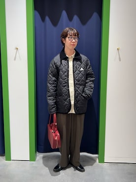 「アイテム（ブルゾン）」を使った、risakoさん（レディース・160cm）の秋コーディネート