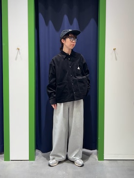 「アイテム（その他アウター）」を使った、risakoさん（レディース・160cm・30代）の秋コーディネート