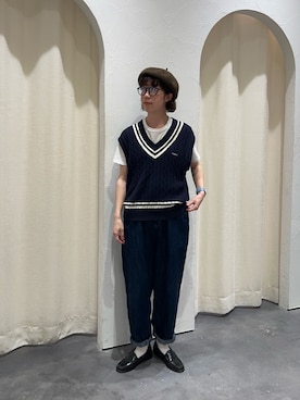 risakoさん（骨格ナチュラル・レディース・160cm・30代）の秋コーディネート