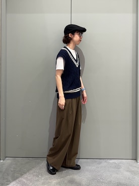 risakoさん（骨格ナチュラル・レディース・160cm・30代）の秋コーディネート