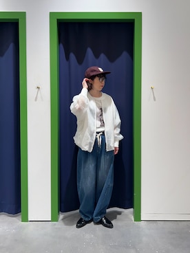 「CIAOPANIC TYPY（チャオパニックティピー）のアイテム（ブルゾン）」を使った、risakoさん（レディース・160cm）の春コーディネート