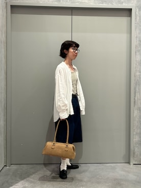 「アイテム（トートバッグ）」を使った、risakoさん（レディース・160cm・30代）の夏コーディネート