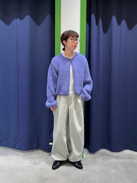 「アイテム（ローファー）」を使った、risakoさん（レディース・160cm・30代）の冬コーディネート