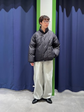 「アイテム（ローファー）」を使った、risakoさん（レディース・160cm・30代）の冬コーディネート