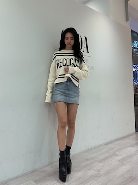 akariさん（レディース・170cm）の冬コーディネート