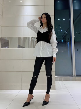 akariさん（レディース・170cm）の冬コーディネート