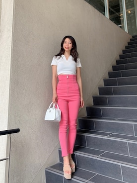 akariさん（レディース・170cm）の春コーディネート