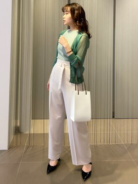 林さん(レディース・163cm)の春コーディネート