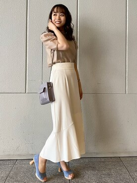 林さん（レディース・163cm）の春コーディネート