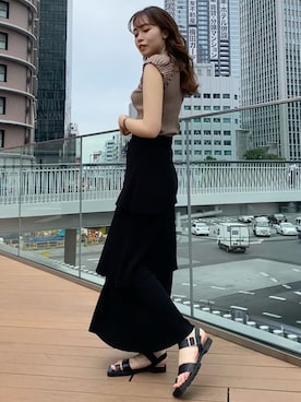 林さん(レディース・163cm)の夏コーディネート