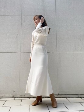 林さん（レディース・163cm）の冬コーディネート