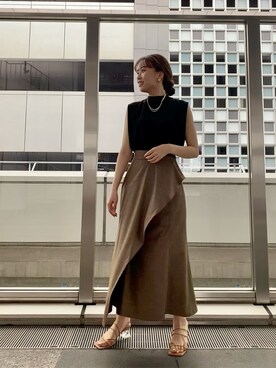 林さん（レディース・163cm）の夏コーディネート