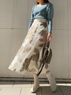 林さん（レディース・163cm）の冬コーディネート