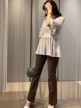 林さん（レディース・163cm）の春コーディネート