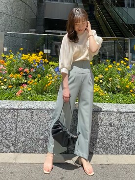 林さん（レディース・163cm）の春コーディネート