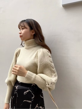 林さん（レディース・163cm）の秋コーディネート