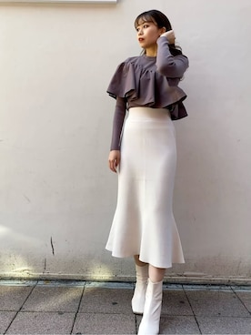 林さん（レディース・163cm）の冬コーディネート