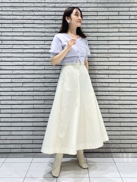 村岡愛美さん（レディース・162cm）の夏コーディネート