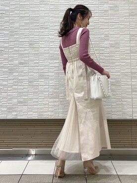 村岡愛美さん(レディース・162cm)の冬コーディネート