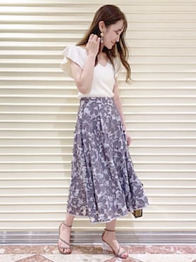 村岡愛美さん（レディース・162cm）の夏コーディネート