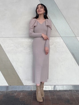 村岡愛美さん（レディース・162cm）の秋コーディネート