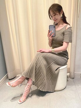 村岡愛美さん（レディース・162cm）の夏コーディネート