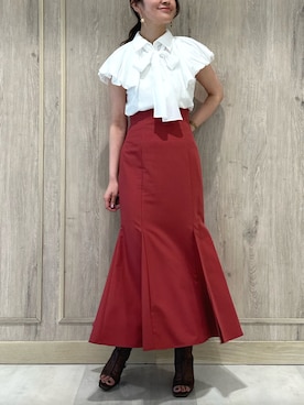 村岡愛美さん（レディース・162cm）の春コーディネート