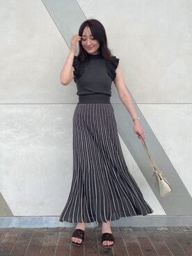 村岡愛美さん(レディース・162cm)の夏コーディネート