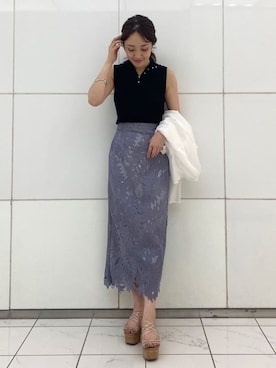 村岡愛美さんの（MERCURYDUO | マーキュリーデュオ）を使ったコーディネート