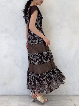 村岡愛美さん(レディース・162cm)の春コーディネート