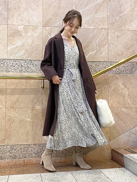 村岡愛美さん（レディース・162cm）の秋コーディネート