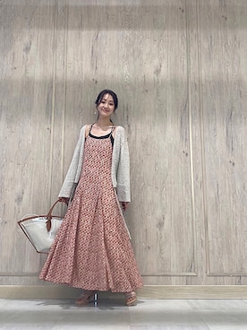 村岡愛美さん（レディース・162cm）の春コーディネート