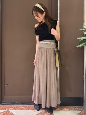 村岡愛美さん（レディース・162cm）の夏コーディネート
