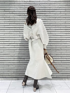 村岡愛美さん（レディース・162cm）の秋コーディネート