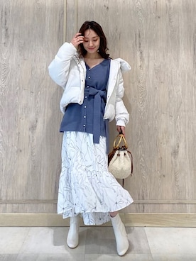 村岡愛美さん（レディース・162cm）の秋コーディネート