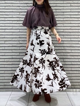 村岡愛美さん（レディース・162cm）の夏コーディネート