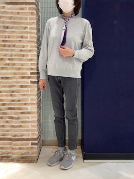 BRICK HOUSE シャツ工房 大森アトレ店さん（レディース・163cm）の春コーディネート