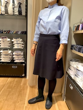 BRICK HOUSE シャツ工房 大森アトレ店さん(レディース・156cm)の春コーディネート
