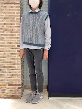 BRICK HOUSE シャツ工房 大森アトレ店さん（レディース・163cm）の春コーディネート