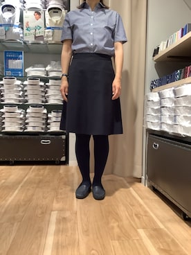 BRICK HOUSE シャツ工房 大森アトレ店さん(レディース・156cm)の夏コーディネート