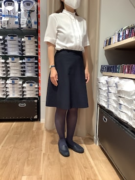 BRICK HOUSE シャツ工房 大森アトレ店さん（レディース・156cm）の夏コーディネート