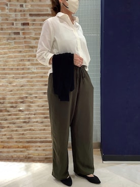 BRICK HOUSE シャツ工房 大森アトレ店さん（レディース・168cm）の夏コーディネート