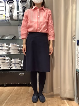 BRICK HOUSE シャツ工房 大森アトレ店さん(レディース・156cm)の夏コーディネート