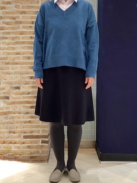 BRICK HOUSE シャツ工房 大森アトレ店さん（レディース・156cm）の冬コーディネート