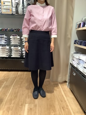 BRICK HOUSE シャツ工房 大森アトレ店さん（レディース・157cm）の春コーディネート